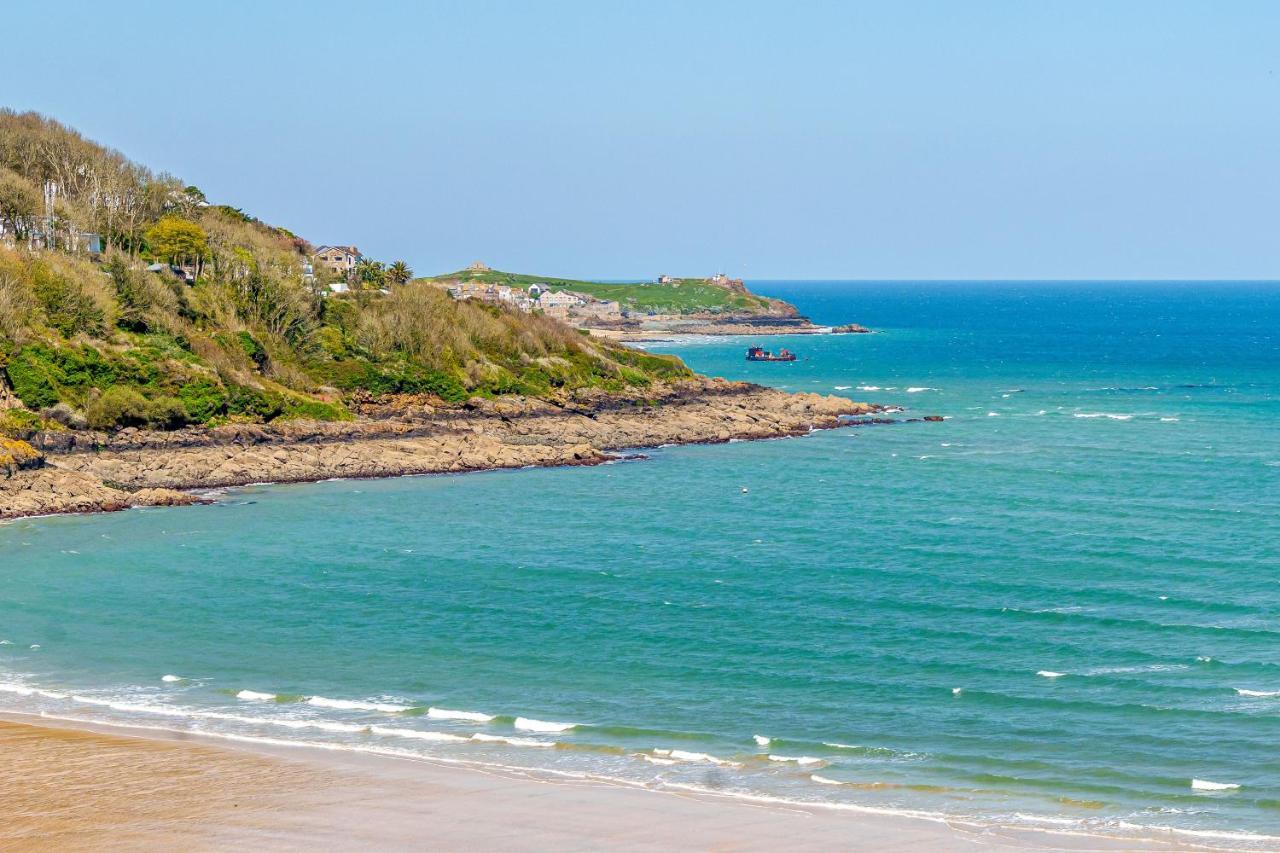 Carbis Bay - Luxury 3 Bed Penthouse Apartment With Sea Views Parking Sauna Balcony Exterior foto